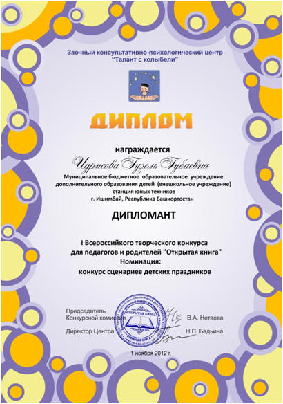 Всероссийский конкурс методических разработок в помощь организаторам технического творчества Всероссийский конкурс методических разработок в помощь организаторам технического творчества